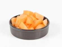 Mynd Cantaloupe handskorin bitar án hýðis KG
