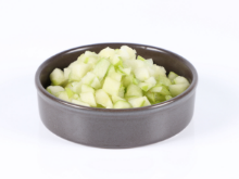 Mynd Epli græn með hýði teningar 10mm KG