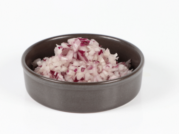 Mynd Rauðlaukur teningar 5mm (saxaður) KG